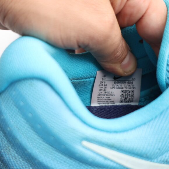 Nike Air Max 2017 Men's Size 10 Blue Black White Anthracite Sneakers 849559-404 - Picture 3 of 11